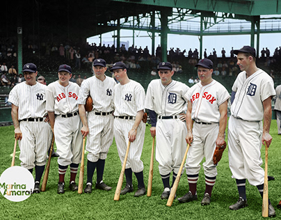 Colorized: The All-Star Teams in 1937.
