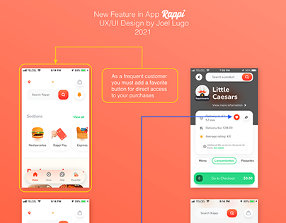 Proposal New Feature App Rappi by Joel Lugo