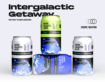 Intergalactic Travel Agency Branding