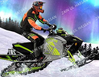 Snowmobile Trail Winter Sports Game SS