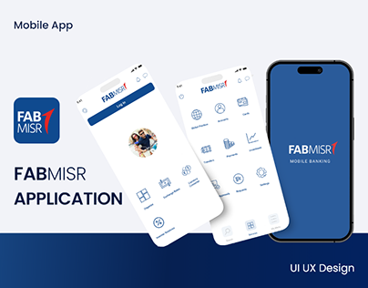 FABMISR Banking Mobile App UI/UX Design