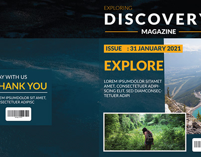 Magazine design/ Exploring Discovery