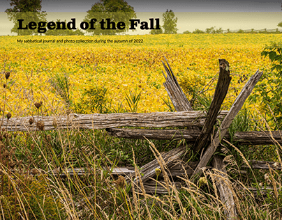 Legend of the Fall - A Sabbatical Photo Journal