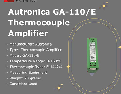 Autronica GA-110/E Thermocouple Amplifier