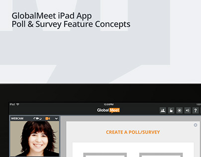 GlobalMeet iPad App Poll & Survey Feature Concepts