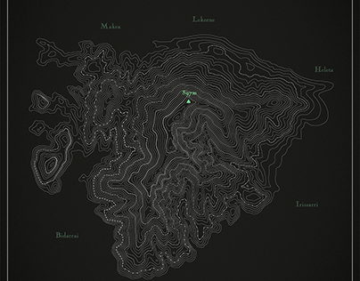 Baigura topographic map