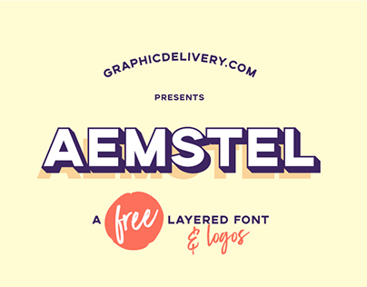 Aemstel Free Layered Font