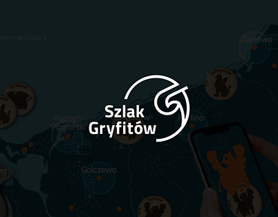 Logo i ilustracje - "Szlak Gryfitów"