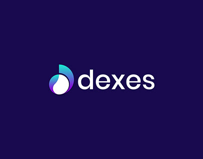 dexes logo, d letter, technology, business, company nft