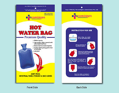 Plastic Pouch design for Hot Water Bag