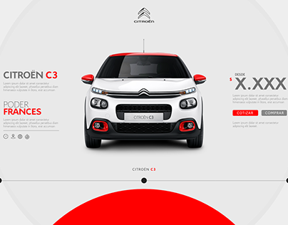 Citroën | Interfaz Sitio Web