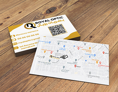 Project thumbnail - Rpyal optic business card