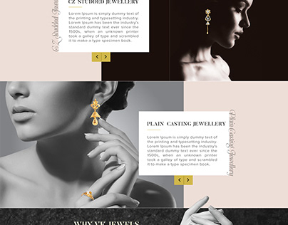 Jewelry - Website Concept Design