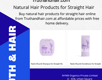 Natural Hair Products for Straight Hair