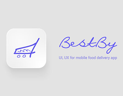 BestBy UI,UX for mobile food delivery app
