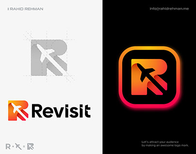Revisit - Logo Design for the Travel Agency