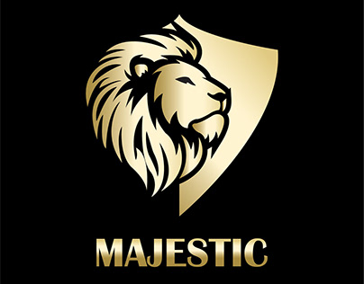 Majestic Lion Vector Logo