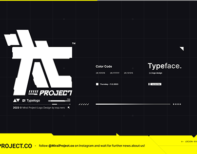 (Logo Design) Mirai Project - Typelogo