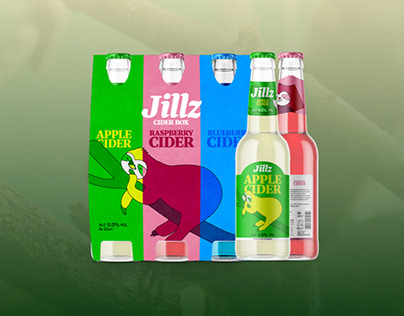 Beer packaging design — Jillz