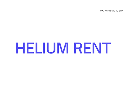 Logo&Brand Identity Design for Helium Rent