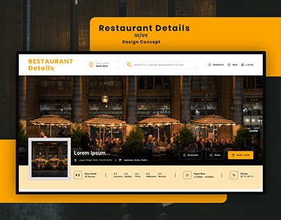 Project thumbnail - Restaurant Details