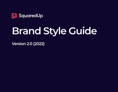 SquaredUp Brand Style Guide (V2.0 / 2022)