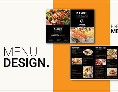 Restaurant food menu design