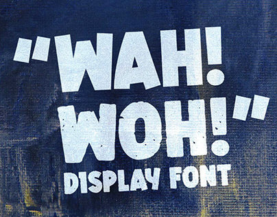 Wahwoh - Display Font