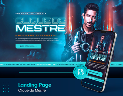Landing Page | Clique de Mestre