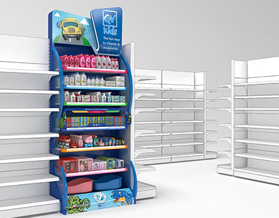QV Kids Dubai Interactive Shelf Design