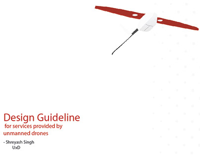Design Guideline for Services Provided by Drone's