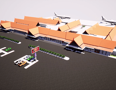 3D SIEM REAP CAMBODIA AIRPORT