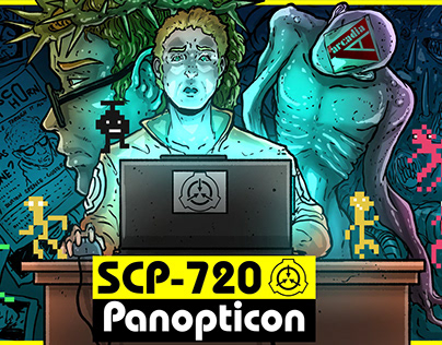 SCP Thumbnail Art Illustrations for SCP Orientation