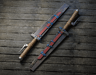 Project thumbnail - Saw-sword | Rust Fan Weapon Prop
