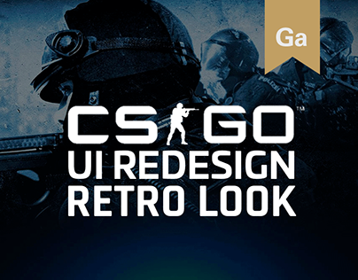 Counter-Strike Global Offensive UI Retro Look