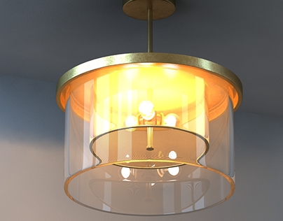 3d model of pendant lamp