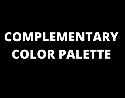 Color Palette ( Complementary, Spilt Complementary)