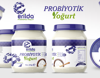 Probiotics Yogurt Packaging Design