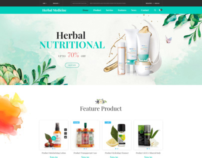 Herbal Medicine UI Design
