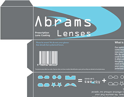 Package Layout: Abrams Lenses