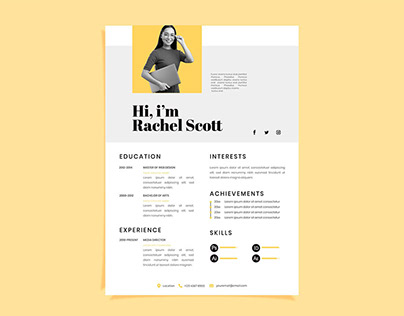 Free College Lecturer Resume Template