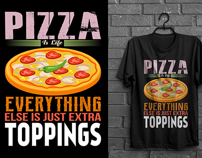 Food T-shirt Design.