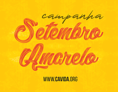 Campanha Setembro Amarelo - Org. CAVIDA