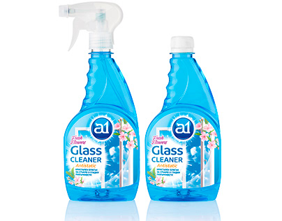 A1 Glass Cleaner - before / after