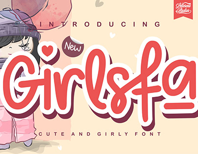 Girlsfa - Cute and Girly Font