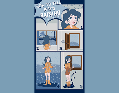 Infographic Presentation: How to tell if it's raining
