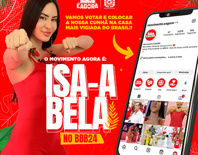 APOIO ISA-A-BELA BB24 | MOVIMENTO É AGORA