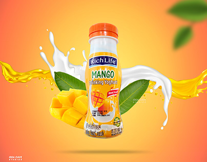 Mango Drinking Yoghurt Food Photography