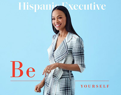 Zoe Saldana for Hispanic Executive