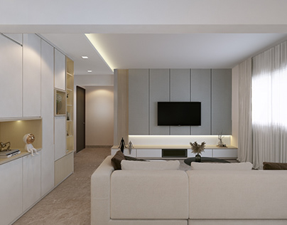 Yishun | 4 Room HDB | Scandinavian Contemporary Design